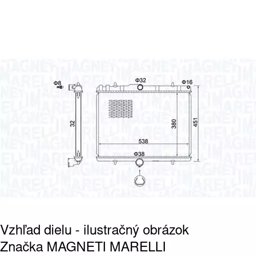 Chladiče vody POLCAR 239708-1