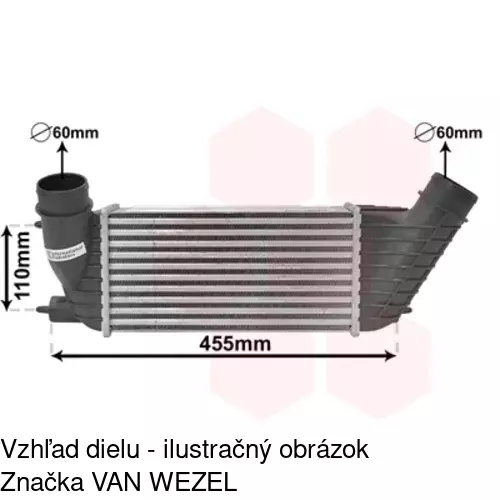 Chladiče vzduchu (Intercoolery) 2397J8-2 /POLCAR/ - obr. 4