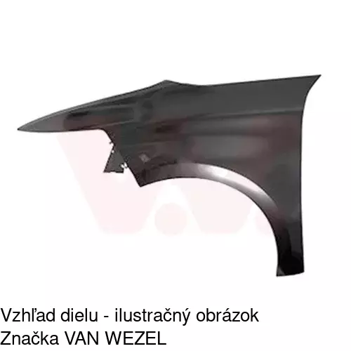 Predný blatník POLCAR 23M101