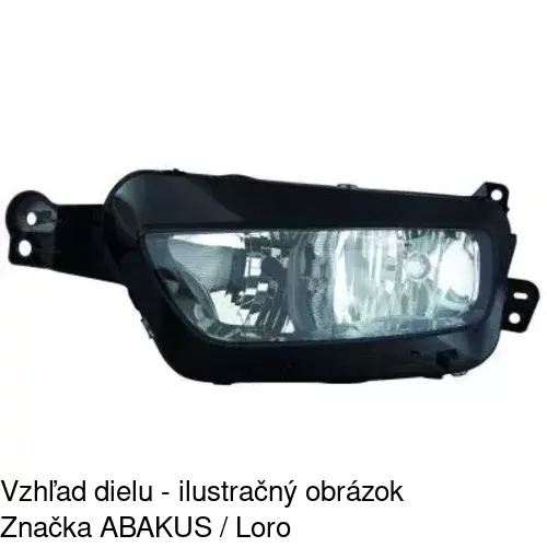 Hlavný reflektor 23M1092U /POLCAR/ - obr. 2