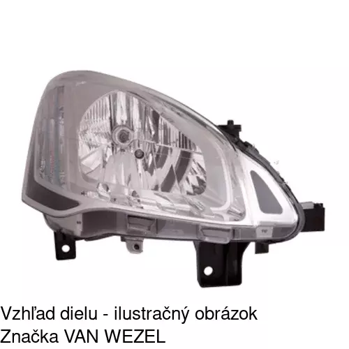 Hlavný reflektor 23U1100E /POLCAR/ - obr. 4