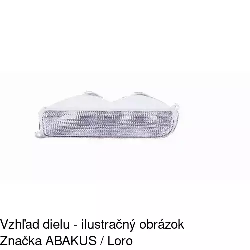 Predná smerovka s obrysom 240419-6 /POLCAR/ - obr. 1