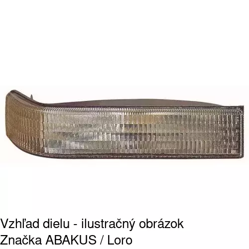 Predná smerovka s obrysom POLCAR 240520-5