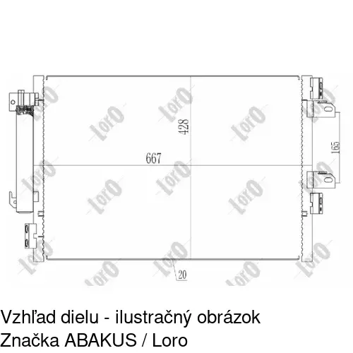 Chladiče klimatizácie 2413K8C2 /POLCAR/ - obr. 1