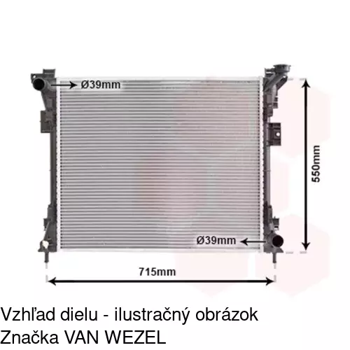 Chladiče vody 242208-1 /POLCAR/ - obr. 1