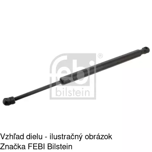 Plynová pružina 2431AB1 /POLCAR/ - obr. 1