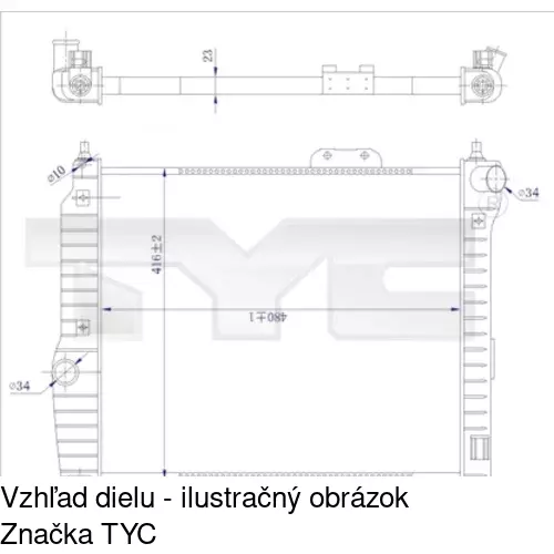 Chladiče vody 250008 /POLCAR/ - obr. 1