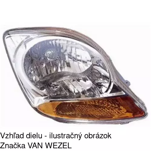 Hlavný reflektor 2501101E /POLCAR/ - obr. 3