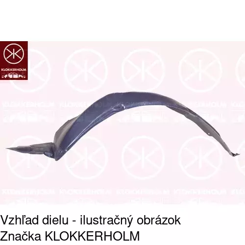 Podblatník (plast) 2504FL1T /POLCAR/