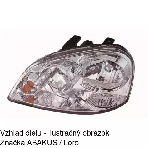 Hlavný reflektor POLCAR 250609-E