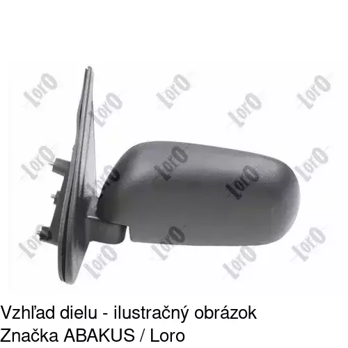 Vonkajšie zrkadlo POLCAR 260151-E