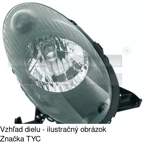 Hlavný reflektor POLCAR 2707092E