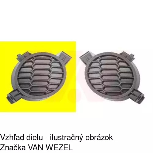 Záslepka otvoru hmlovky POLCAR 270727-6