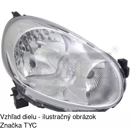 Hlavný reflektor POLCAR 2708090E