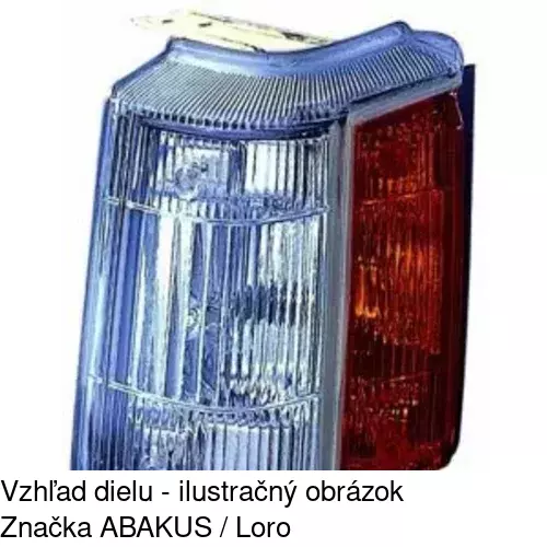 Obrysové svetlo POLCAR 272319-1
