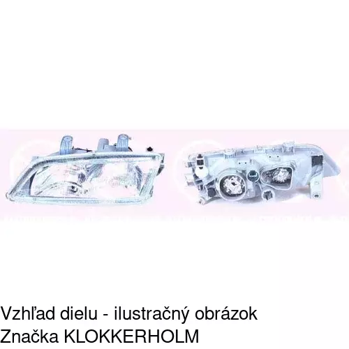 Hlavný reflektor 2732090E /POLCAR/ - obr. 2