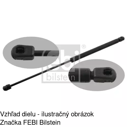 Plynová pružina 2732ABD /POLCAR/ - obr. 2