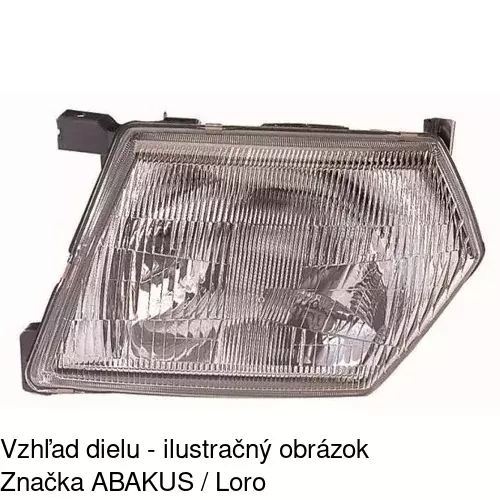 Hlavný reflektor 2777090E /POLCAR/ - obr. 1