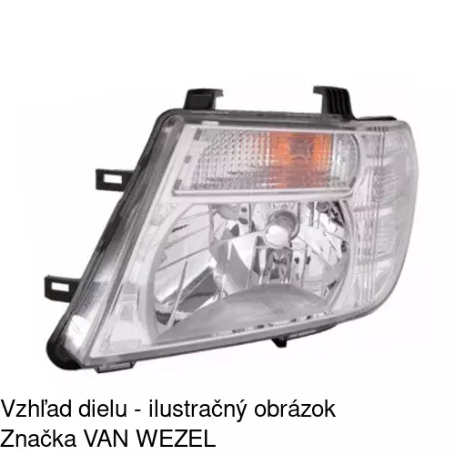 Hlavný reflektor 278209-H /POLCAR/ - obr. 3
