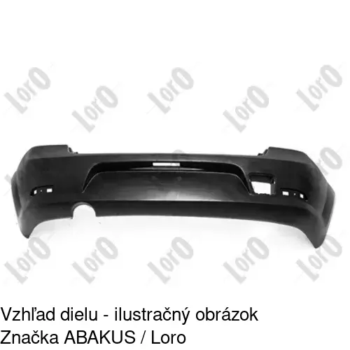 Zadný nárazník 280196 /POLCAR/ - obr. 1