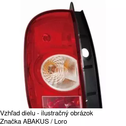 Zadné svetlo 2820870E /POLCAR/ - obr. 2