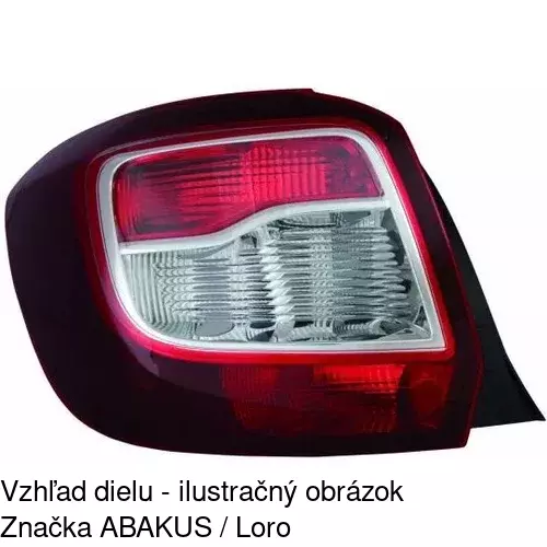Zadné svetlo 28B2871E /POLCAR/ - obr. 2