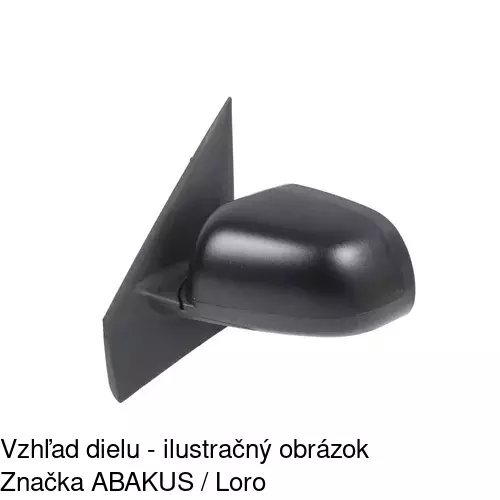 Vonkajšie zrkadlo 28U1511E /POLCAR/ - obr. 2