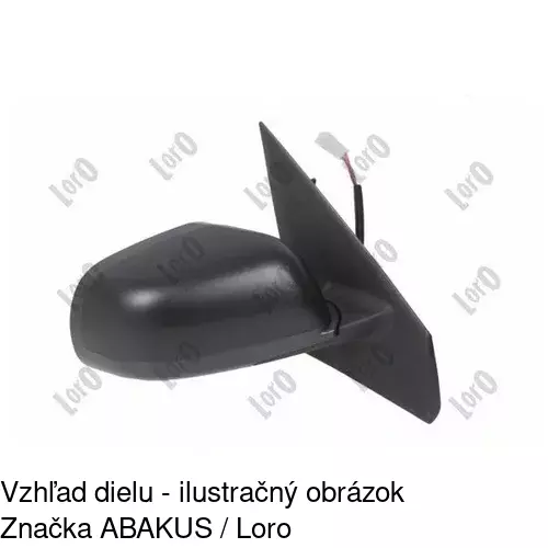 Vonkajšie zrkadlo 28U1524E /POLCAR/ - obr. 3
