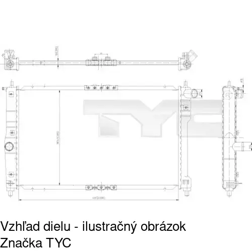 Chladiče vody 291208-A /POLCAR/ - obr. 1