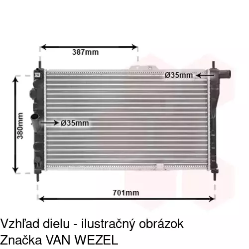 Chladiče vody 292008A1 /POLCAR/ - obr. 3