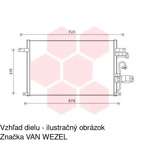 Chladiče klimatizácie 2934K8C1S /POLCAR/ - obr. 2