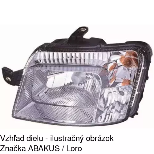 Hlavný reflektor 3003101U /POLCAR/ - obr. 5