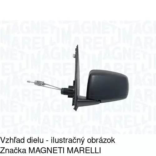 Vonkajšie zrkadlo POLCAR 3003521M