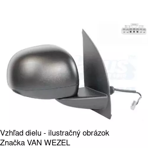 Vonkajšie zrkadlo 3003526E /POLCAR/ - obr. 5