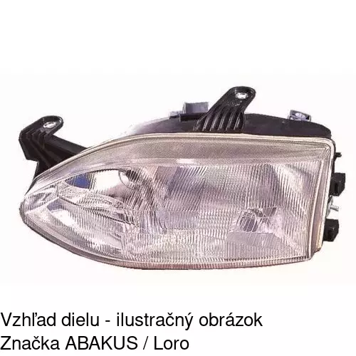 Hlavný reflektor 3005090E /POLCAR/ - obr. 2