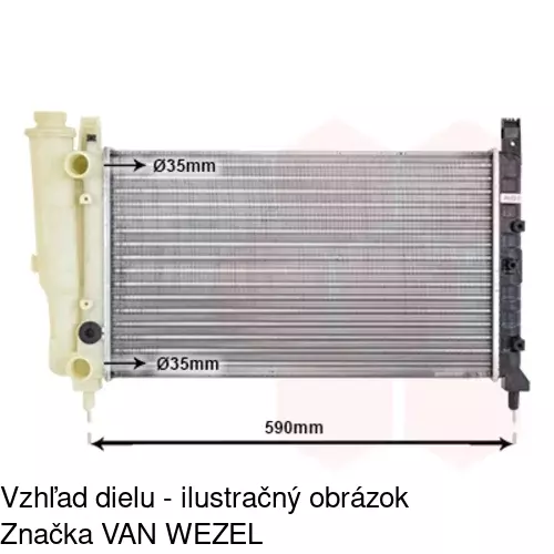 Chladiče vody 301608-2 /POLCAR/ - obr. 2