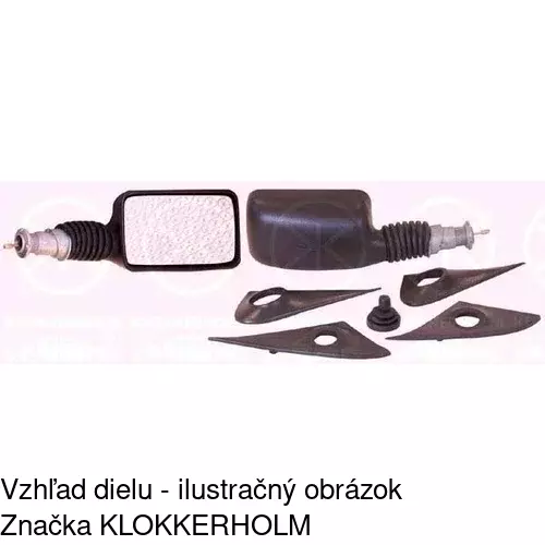 Vonkajšie zrkadlo 3016521E /POLCAR/ - obr. 1
