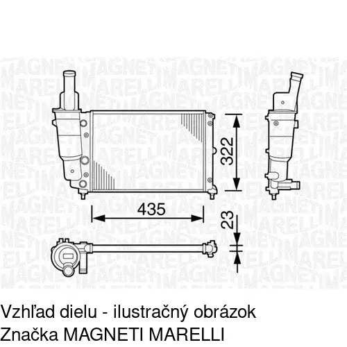 Chladiče vody 301708-1 /POLCAR/ - obr. 1