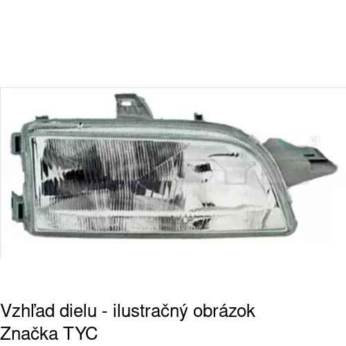 Hlavný reflektor POLCAR 3017091H