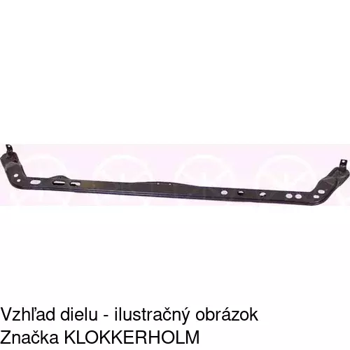 Dolný nosník predného čela POLCAR 301724
