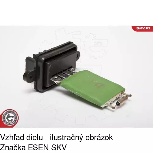 Ovládače klimatizácie 3017KST-2 /POLCAR/ - obr. 2
