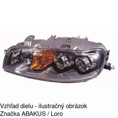 Hlavný reflektor 302210FE /POLCAR/ - obr. 3