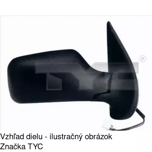 Vonkajšie zrkadlo 3022524M /POLCAR/ - obr. 1