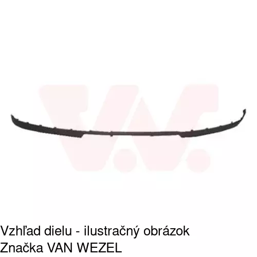 Lišta nárazníka 302307-5 /POLCAR/ - obr. 2