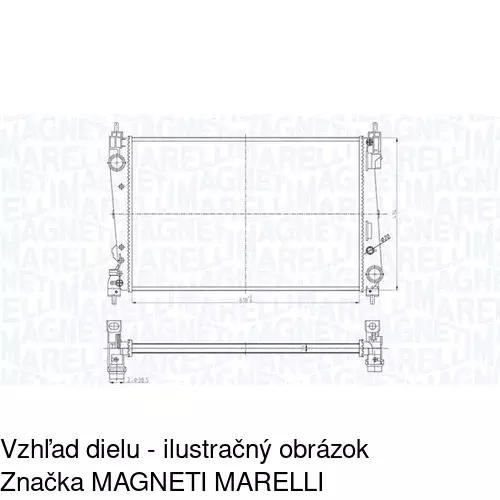 Chladiče vody 302408A2 /POLCAR/ - obr. 1