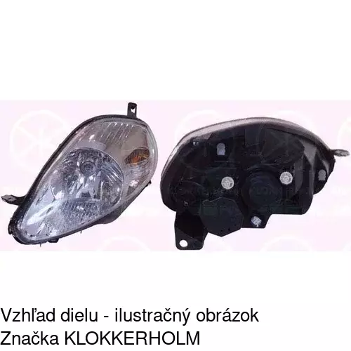 Hlavný reflektor 3024102E /POLCAR/ - obr. 1