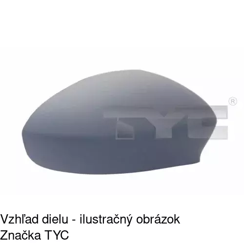 Rám vonkajšieho zrkadla 302454PE /POLCAR/ - obr. 5