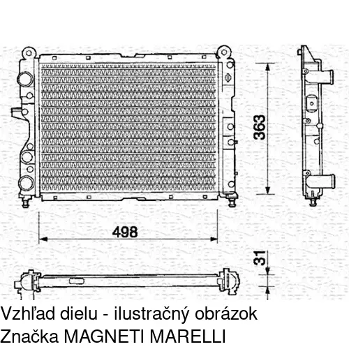 Chladiče vody POLCAR 3026085X