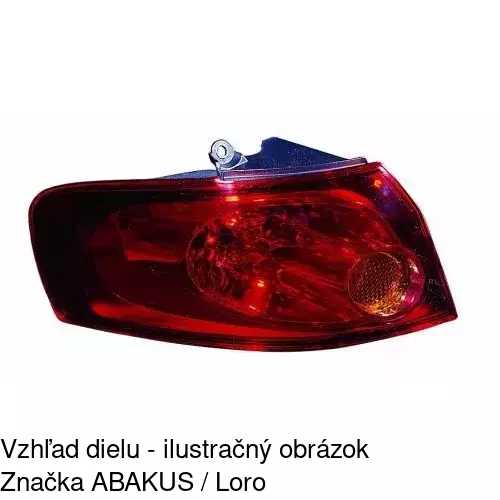 Zadné svetlo POLCAR 302988-U