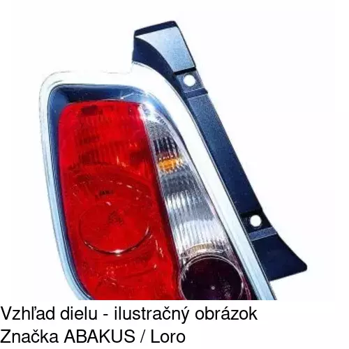Hlavný reflektor 303509-X /POLCAR/ - obr. 1